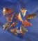 Group of 10 assorted Columbia River Gempoints made from attractive material.