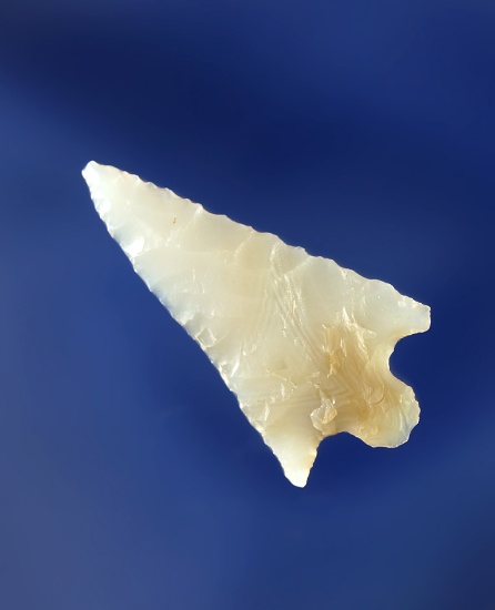 15/16"  Columbia Plateau made from semi translucent chalcedony. Found by Dewey Schmid