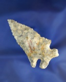 2 3/4 Coshocton Flint Archaic Bevel found in Bath Township, Ohio by Mike Beroff.