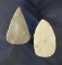 Pair of nicely made and well patinated Adena Cache Blades found in Licking Co., Ohio