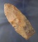 Heavy River patina on this 5 inch Blade  found near the Santa Fe River, Alachua Co., Florida.