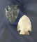 Pair of well made Intrusive Mound points found in Scioto Co., Ohio. Largest is 1 3/4