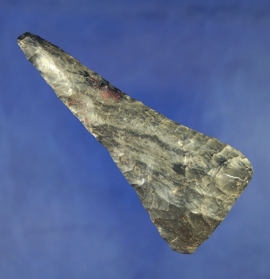 3 3/4" Cobbs Knife made from gray and black Coshocton Flint found in Knox Co.,  Ohio.