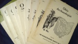 9 Volumes of Ohio Archaeologist from the 1950's and 1960's.