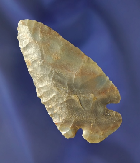 3" Dovetail found in Kentucky made from beautiful semi translucent Carter Cave Flint.