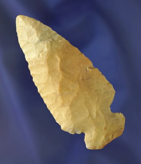 3 1/4" Carter Cave Flint Dovetail found in Central Kentucky. Ex. Von Hilliard. Dickey COA.