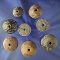 Set of seven nicely decorated spindle whorls found in Mexico. Largest is 1 9/16
