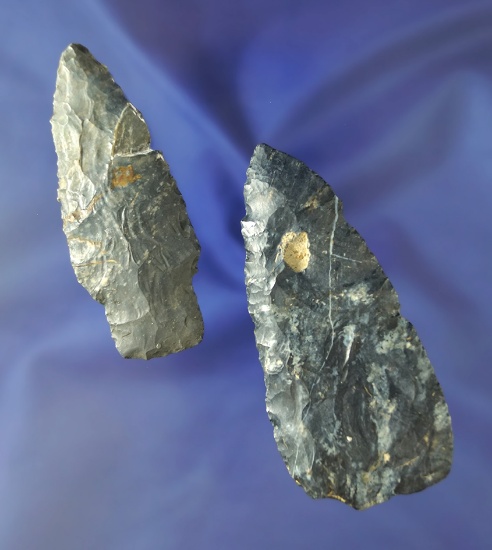 Blade and Adena Point found in Richland Co., Ohio. Largest is 3 3/8".