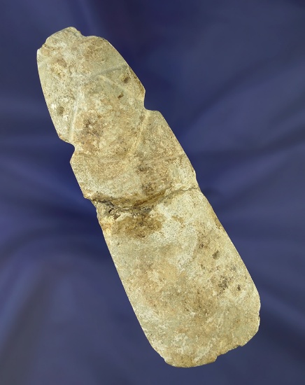 5 1/8" Axe God Hacha found in Costa Rica that is broken and glued at the mid section.