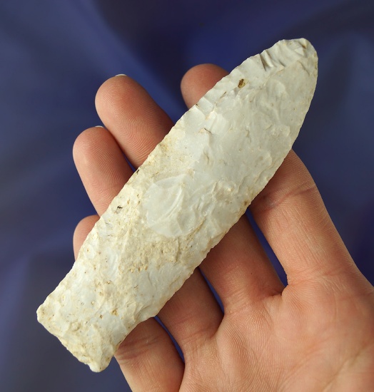 4 1/4" Stone Square Stem Knife found by Carold Bland in Adair Co.,  Missouri.