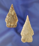 Pair of very nicely styled La Jita points found in Texas.