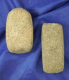 Pair of stone Celts in very good condition found in Ohio. Largest is 3 15/16