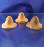 Set of three pottery trowel in nice condition. All are around 2 3/8