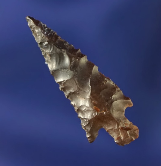 1 1/8" brown Jasper Columbia Plateau found near the John Day Rapids in Klickitat Co., WA.