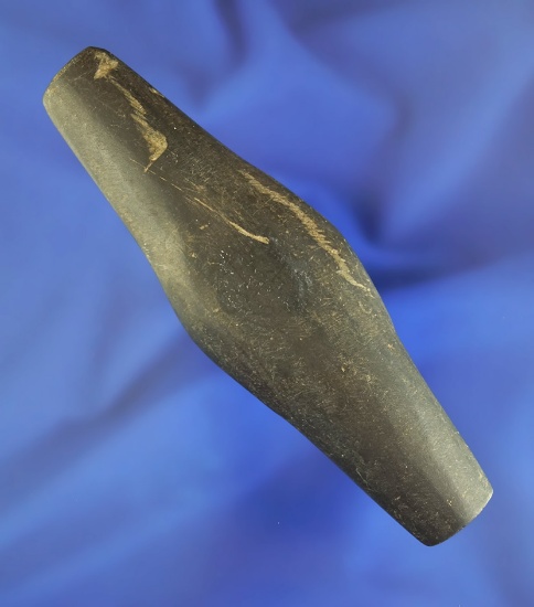 5 1/16" Adena un-drilled slate Expanded Center Gorget found in Ohio.