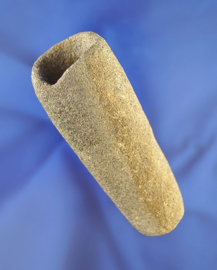 3 3/4" Sandstone Pipe with good age on surface found near Klamath Lake, Oregon.