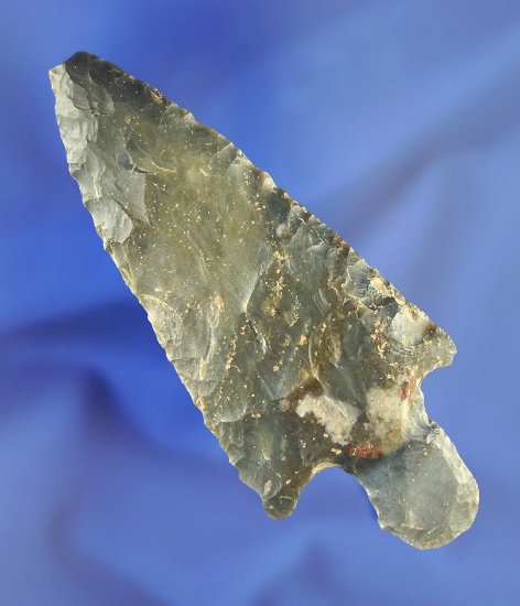 4 3/16" Adena Knife made from beautiful Sonora Flint found in southern Ohio.