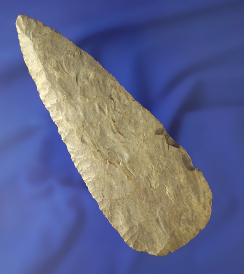 Thin and nicely styled 5" Beveled Knife made from Dover Flint found in Tennessee.