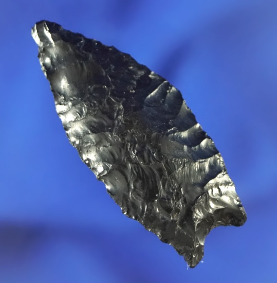 1 3/4" obsidian Humboldt found in Oregon.