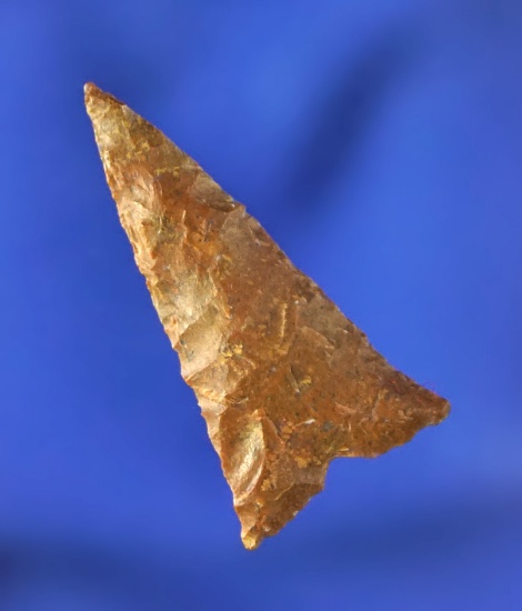 1 1/16" Notched Base Triangle made from brown Jasper found in the southwestern U. S.