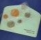 Uncirc 1982 Philadelphia Souvenir Set in Original Envelope Cent â€“ Half Dollar Plus a Mint Medal