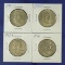 1948, 1950-D, 1953-S and 1956 Franklin Half Dollars F-AU