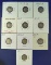 10 Mercury Dimes 1918,1919-D,1924-D,1926,1928,1929-D,1934,1936-D,1937-S & 1939 VG-XF