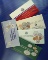 1987, 1988, 1989,1993 and 1998 Mint Sets in Original Envelopes