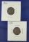 1866 and 1874 Three Cent Nickels VG