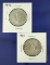 1942 and 1944 Walking Liberty Half Dollars AU