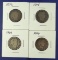 1892, 1898, 1900 and 1900 Barber Quarters AG-G