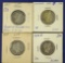 1907, 1908-D, 1909 and 1916-D Barber Quarters AG-G