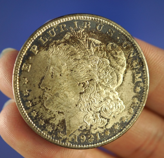 1921 Morgan Silver Dollar AU