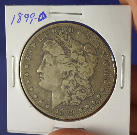 1899-O Morgan Silver Dollar VF