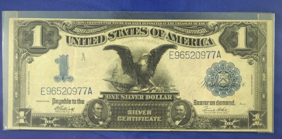 1899 Black Eagle One Dollar Silver Certificate VF