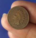 Scarce1868 Indian Cent G Details