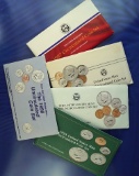 1987, 1988, 1989,1993 and 1998 Mint Sets in Original Envelopes