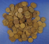 Over 150 Assorted Lincoln Wheat Cents