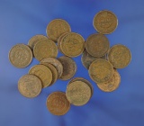 25 Assorted 1900â€™s Indian Cents G