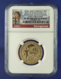 2015-W Sacagawea Dollar from Coin & Currency Set Certified Specimen 69 Enhanced Finish by NGC