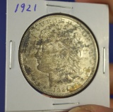 1921 Morgan Silver Dollar AU