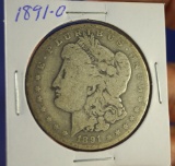 1891-O Morgan Silver Dollar VG