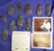 Cache of 10 Archaic blades found in Franklin Co.,  Ohio in 1983 by Greg Shipley of Urbana Ohio.