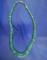 Very attractive necklace made from 1/16 inch strand of beautifully cut stone beads.