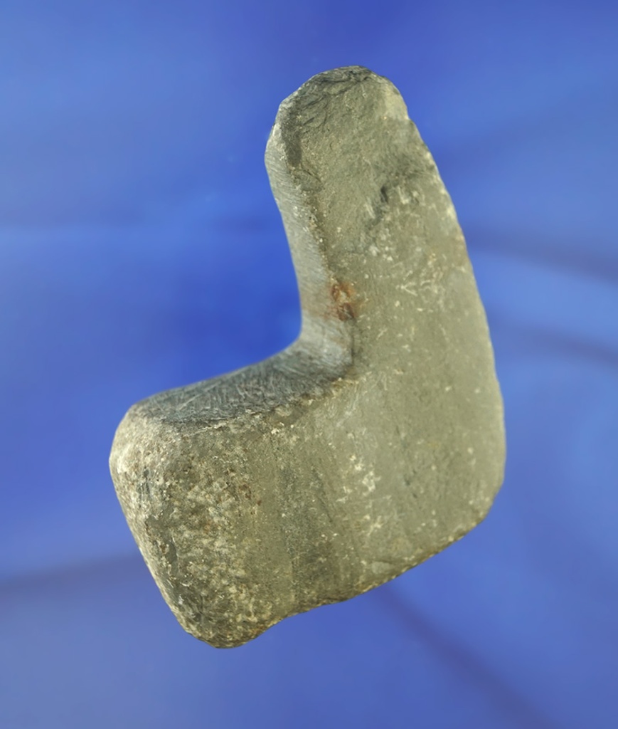 Excellent preform example! 3 3/16" tall banded slate Geniculate