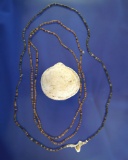 Very attractive necklace with a small shell Pendant or fetish all found near Witch Well, Arizona.