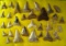 Large framed group of sharks teeth that makes a nice display. Largest is 2 1/4