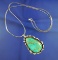 Vintage Silver and Turquoise Necklace signed by Deeds.