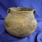 Rare! Strap Handle Noded Jar recovered at Point Pleasant, Ohio. Ex. Lester Tolliver.