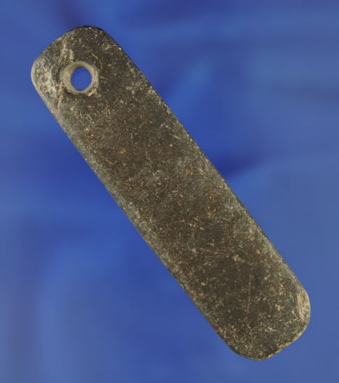 3 1/4" drilled stone Pendant found in the eastern U.S.